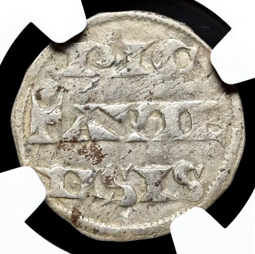 Richard I The Lionheart 1172-1185 AD ENGLAND Anglo-Gal Silver Denier Coin NGC XF