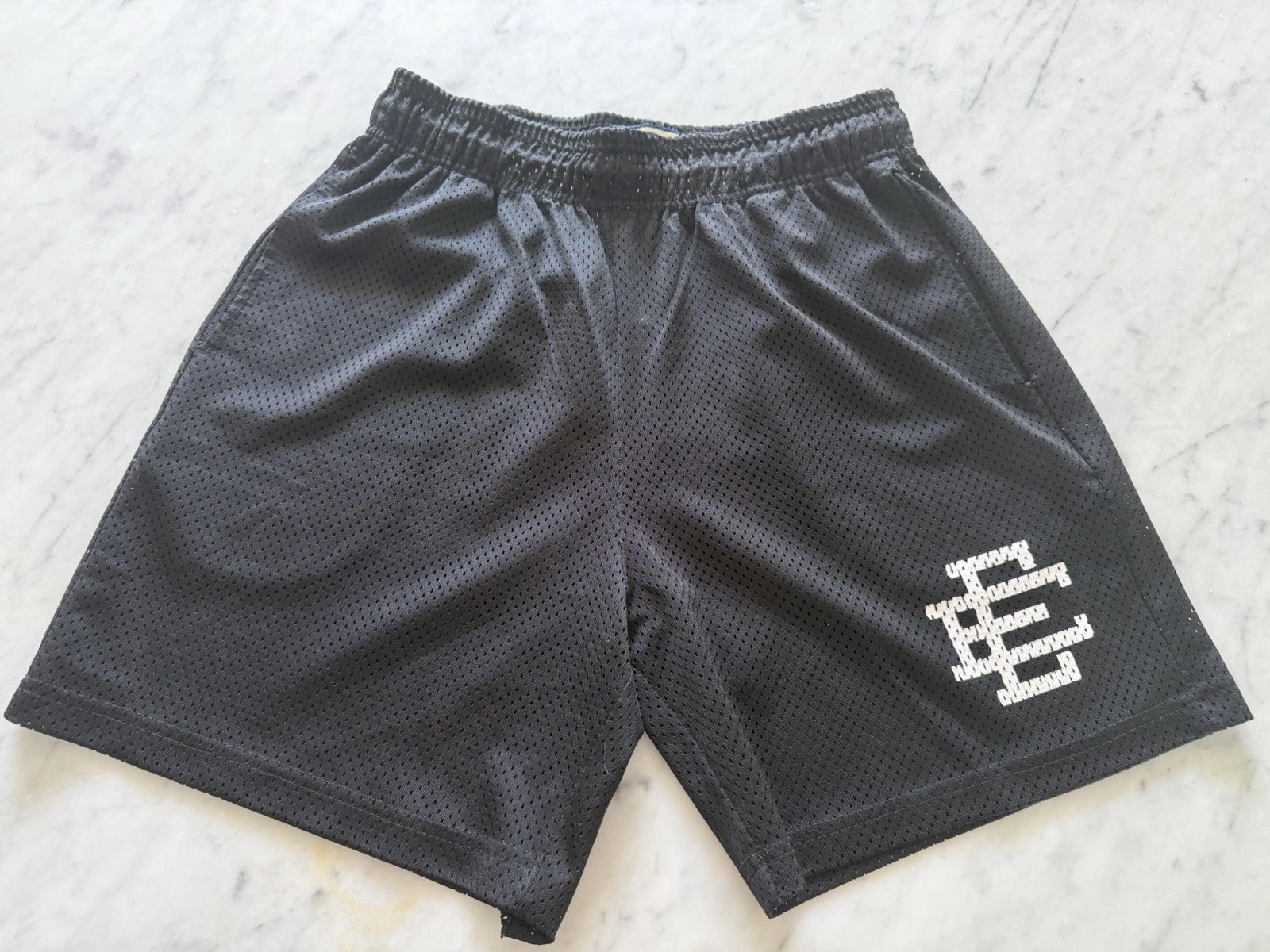 Eric Emanuel Men's EE Shorts Black/White Mesh, Size Large
Opens in a new window or tab