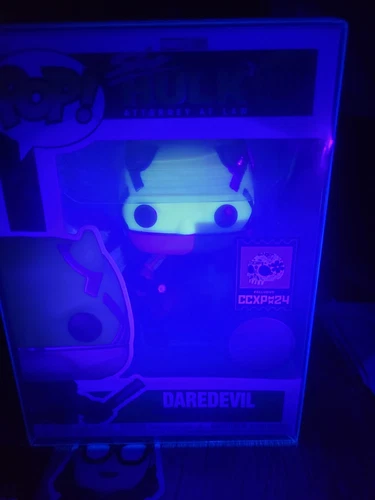 Funko Pop! DAREDEVIL 1301 CCXP Exclusive- Blacklight Reactive