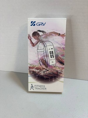 GRV Fitness Tracker Smart Watch Activity Tracker Pink Open Box Tested