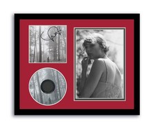Taylor Swift Autographed WITH HEART Signed 11x14 Framed CD Photo Folklore ACOA