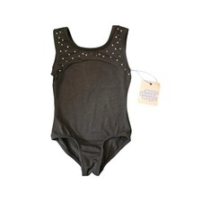 More Than Magic Girl Dancewear Bodysuit Studded Size XS 4/5 Ballet