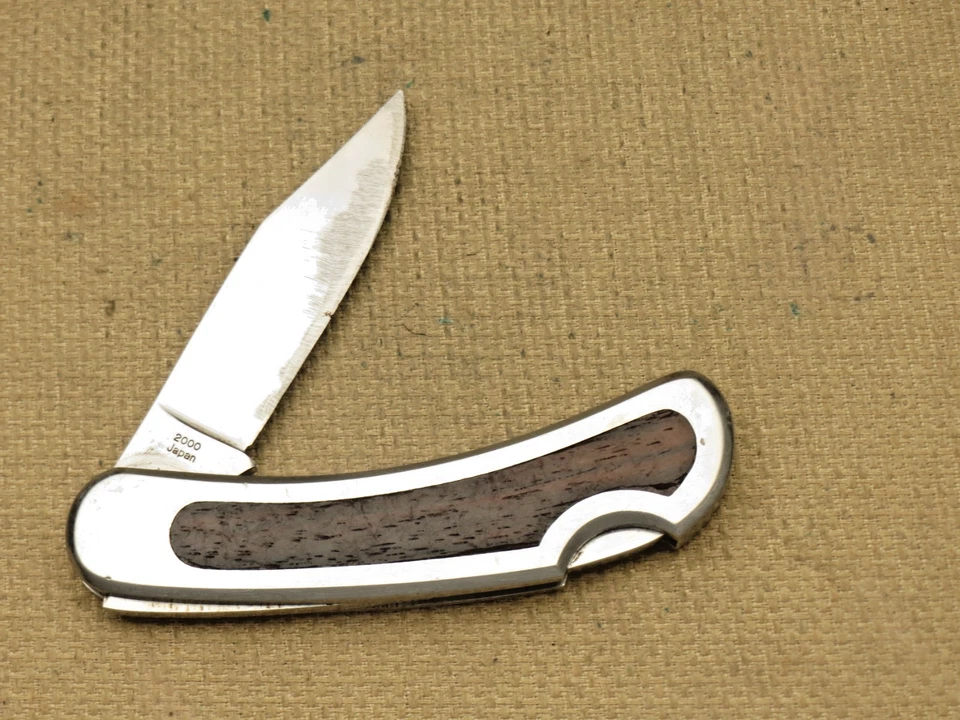 Cuchillo Plegable Vintage KERSHAW - Seki Hecho en Japón Lockback - Sólido Ligeramente Usado Foto 3 de 4