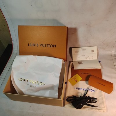 Louis Vuitton Large Shoes Empty Box, Dust Bag, Extra Laces, Booklet, Receipt