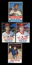1976 Hostess #94 Hank Aaron 1977 #4 Carl Yastrzemski (2) 1978 #5 Bruce Sutter