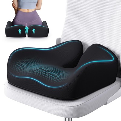 Seat Cushion, Memory Foam Cushions for Office Chair - Ergonomic Chair Cushion...