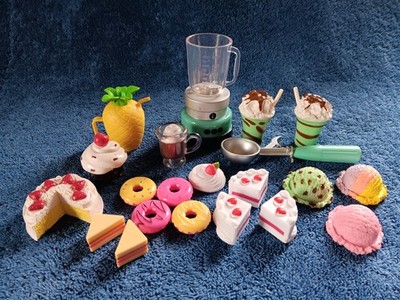 MY LIFE As 18'' Doll ICE CREAM Blender Scoop Lot PARADISE KIDS Cake Donuts 18