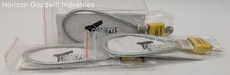 Project Childsafe Gun Locks Firearm Safety Metal Cable Locking Devices W/Keys