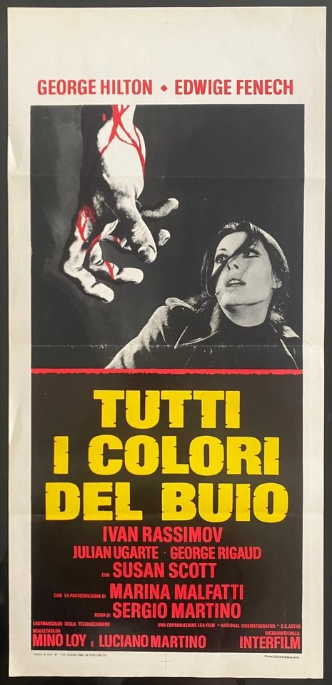 Locandina di Tutti i colori del buio (1972)
