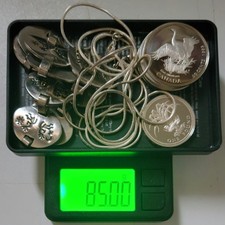 85 Grams of Solid .925 Sterling Silver Scrap No Stones Or Other Metals