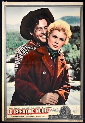 LO SPERONE NUDO The Naked Spur J. STEWART J.LEIGH FOTOBUSTA ORIGINALE POSTER 