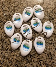 10 RI LOT LOTTERY TICKETS TICKET SCRATCHER SCRAPER KEYCHAIN NOVELTY GIFT NEW