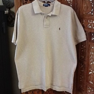 dark brown ralph lauren polo shirt