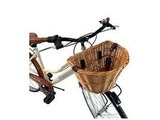 Bicicletta Donna Olandese Vintage - City Bike Classica 26'' Beige Con Cesto