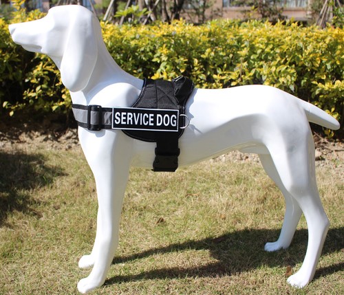 Service Dog Harness Police German Shepherd Vest + Removable Patches 13 Colors - Picture 3 of 35