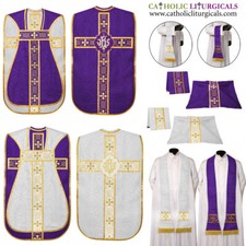 Purple and White Reversible Travel Fiddleback...