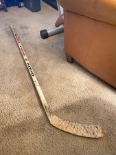 Shaun Van Allen Anaheim Mighty Ducks Signed Koho Game Used Stick    