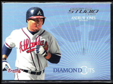 2005 Donruss Studio Diamond Cuts #/1250 Andruw Jones #DC-25 Atlanta Braves
