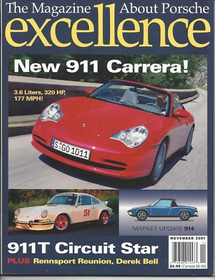 ① THE 911 & PORSCHE MAGAZINE No.1〜No.10 Excellence Porsche Magazine November 2001 911 Carrera 911t Circuit