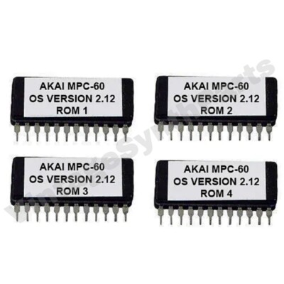 Akai MPC-60 OS 2.12 Operating System Eproms Weinlese Sampler MPC60 Firmware Chip