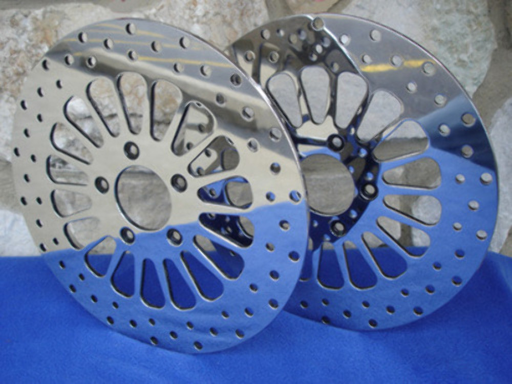 2000-2013 11.5 SS F & R ROTORS W/ FREE BOLTS FOR HARLEY ALL DYNA
