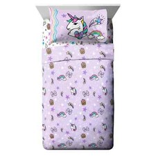 Jojo Siwa "Sparkle Shine" Kids Microfiber Sheet Set-W2307709122, W5679081612