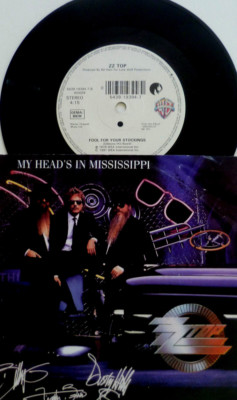 7'' 1985 ROCK IN MINT- ! ZZ TOP My Head´s In Mississippi