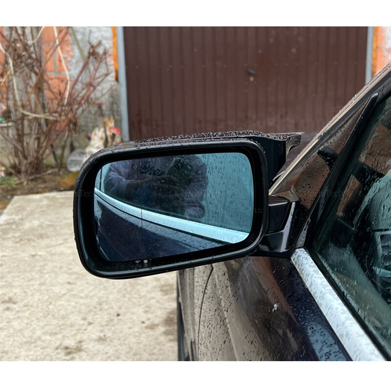 Glossy Black Side Mirror Cover Caps For 1998-2005 BMW E46 Sedan/Touring – 2-Piece Set