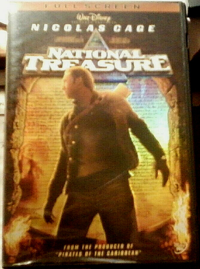National Treasure (DVD, 2005, Full Frame) Walt Disney 786936242911