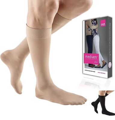 mediven plus for men & women, 20-30 mmHg, Calf High w/ Silicone Topband