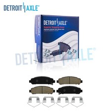 Front Ceramic Brake Pads Hardware for 2009 2010 2011 2012 2013-2016 Toyota Venza