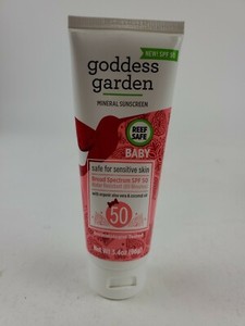 Goddess Garden Mineral Sunscreen Broad Spectrum Spf 50 Baby 3 4 Oz 814527021772 Ebay Goddess Garden Mineral Sunscreen Broad Spectrum Spf 50 Baby 3 4 Oz 814527021772 Ebay