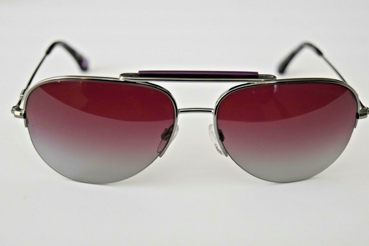 Emporio Armani Gunmetal Purple EA2020 3010/4Q 59-15-140 Sunglasses 