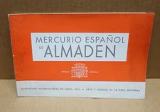 ALMADEN (Spain) mercury mines illustrated plate circa 1940