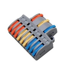 10x Lever Wire Connectors Wire Splitter Connector 3 in 9 Out Lever Nuts 28-12AWG