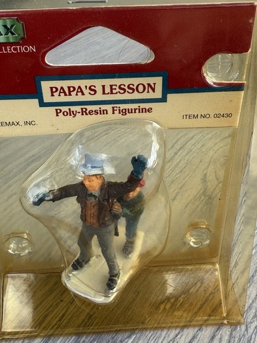Lemax Carole Towne Figure Papa's Lesson - Picture 4 of 5