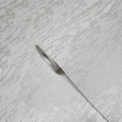 Contemporary glassbeads wallpaper white glass beads textured glitter embossed 3D
