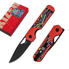 Kizer Mini Militaw Pocket Knife,2.82" Nitro V Steel Blade Folding Knife V3634SA2