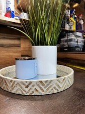 Tray/Platter with mirror