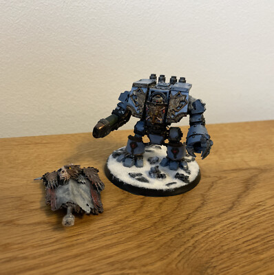 Warhammer 40K - Forgeworld - Space Wolves Venerable Dreadnought - OOP - Painted