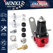 13301 Inline Fuel Pressure Regulator Adjustable FPR Boost/Vacuum Reference Port