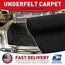 Black 80x40 Replacement Automotive Carpet Underfelt Car Trunk Liner Upholstery