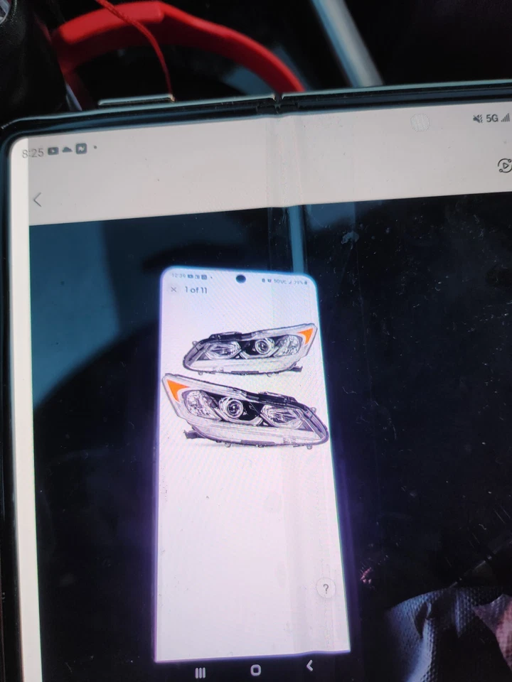 车头灯卤素全新套装适用于 2016 - 17 本田协议运动 — 第 2/2 张图片