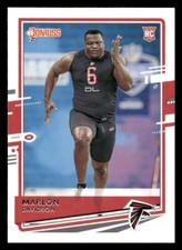 2020 Donruss #285 Marlon Davidson Rookie Atlanta Falcons