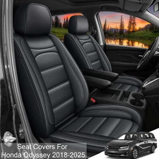 Full Set Car Seat Cover Faux Leather Fit For Honda Odyssey 2018-2025(7 Seater)