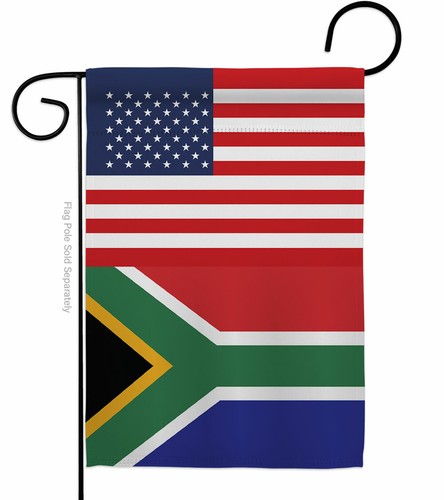South Africa US Friendship Garden Flag Nationality Regional Gift House Banner - Picture 2 of 17