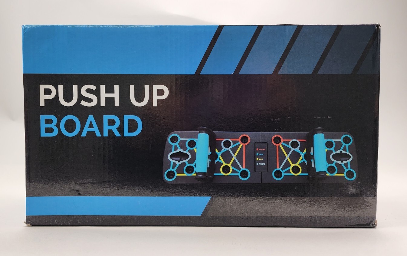 Portable Foldable 18 in 1 Home Exercise Fitness Push Up Board w/Anti-Slip Handle