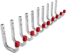 20x Wall Hooks 80x120 mm Mounting Hooks Device Hooks Garage Workshop Hanger