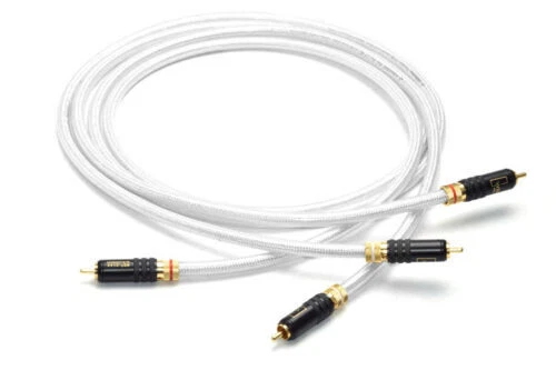 Cable RCA HiFi chapado en plata 5N OCC Preffair 2 núcleos enchufe RCA chapado en oro de alta gama - Imagen 1 de 5