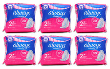 Always Classic Pads Super with Wings 9 Pack | Feminine Care | Menstrual Pads X 6
